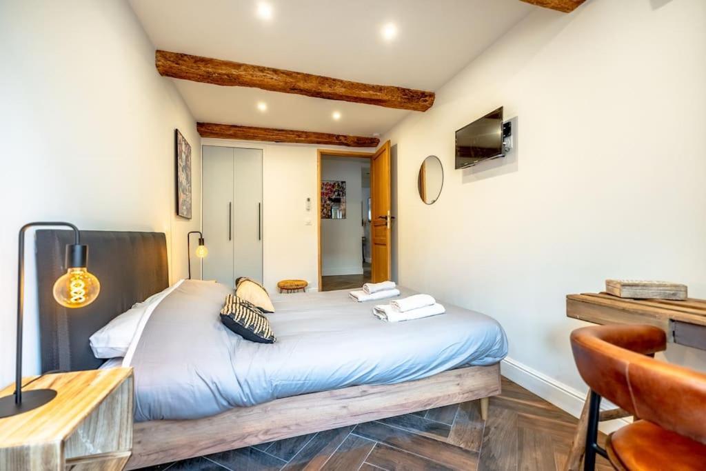 Superbe Appartement Neuf, Climatise Centre Village Le Plan-de-la-Tour Kültér fotó